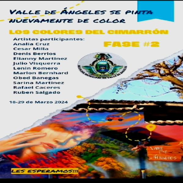 Valle de Ángeles se pinta nuevamente de color “Los colores Cimarrón” 