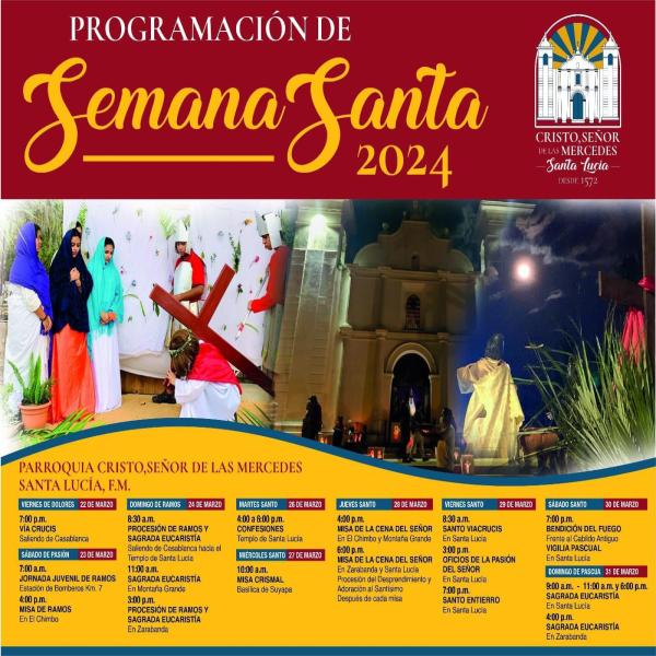 Programa Semana Santa 2024 – Santa Lucia 