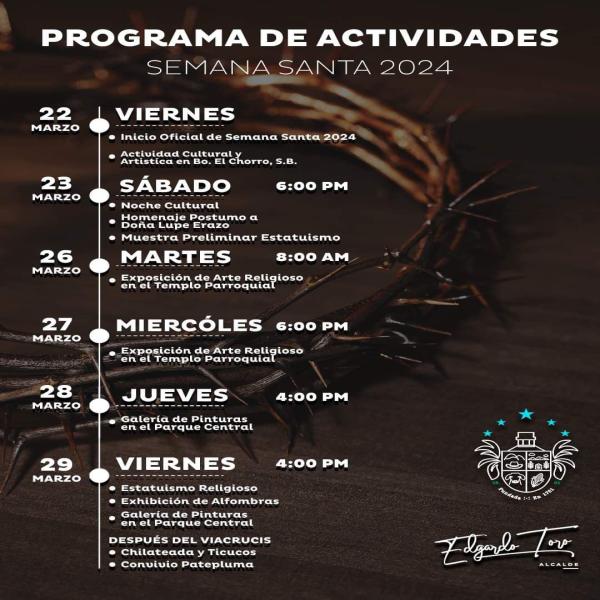 Semana Santa en la tierra del Junco, el Café y las Mujeres Bellas