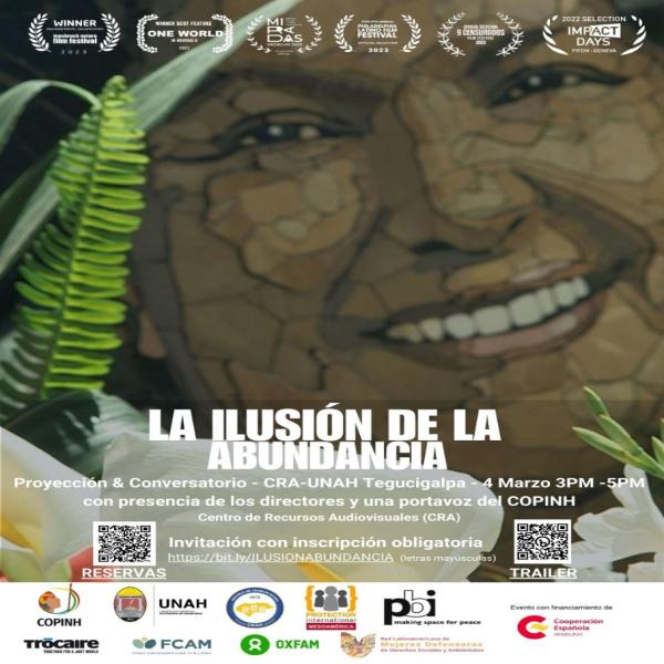 Proyección y Conversatorio CRA – UNAH: La ilusión de la abundancia 