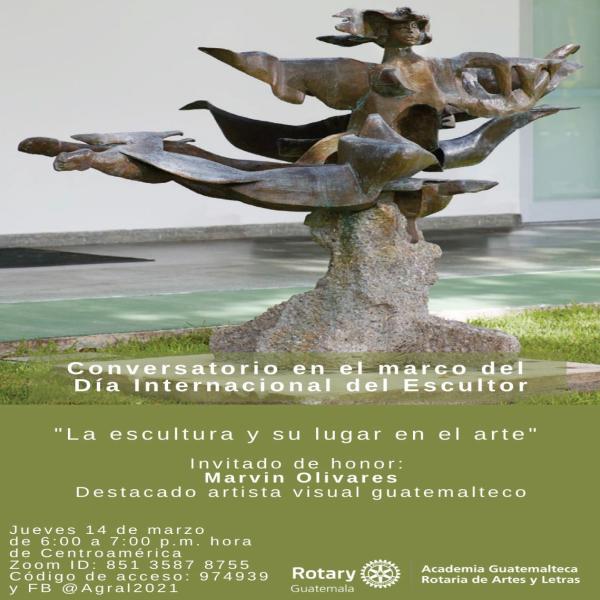 Conversatorio en el marco del Día Internacional del Escultor 