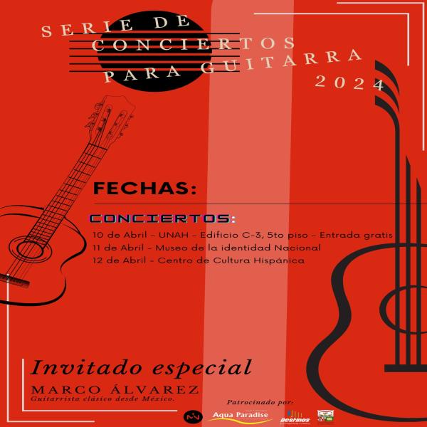 Serie de conciertos para guitarra 2024 