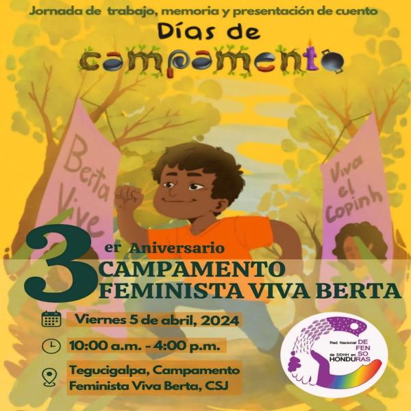  3er aniversario del Campamento Feminista Viva Berta