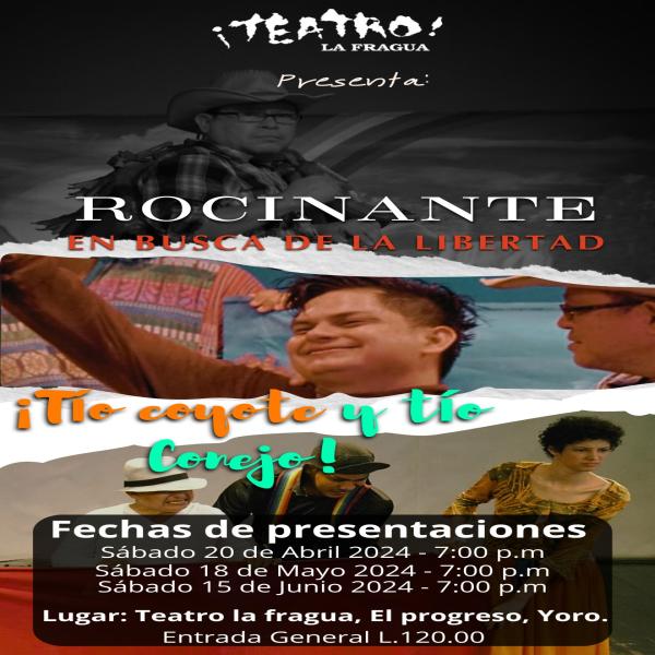 Teatro la Fragua presenta: Rocinante en busca de la libertad 