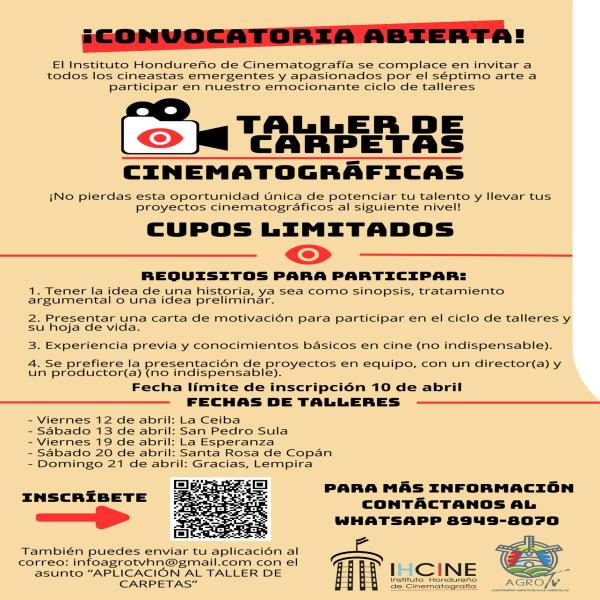 𝗧𝗮𝗹𝗹𝗲𝗿𝗲𝘀 𝗱𝗲 𝗖𝗮𝗿𝗽𝗲𝘁𝗮𝘀 𝗖𝗶𝗻𝗲𝗺𝗮𝘁𝗼𝗴𝗿𝗮́𝗳𝗶𝗰𝗮𝘀