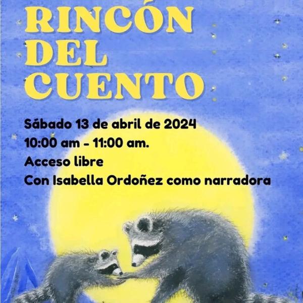 Asistí con tus niños y niñas al " Rincón del Cuento"