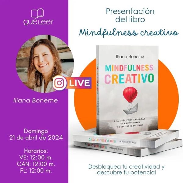 Presentación de libro "Mindfulness Creativo: una guía para explorar tu creatividad y descubrir tu flow" (2023)