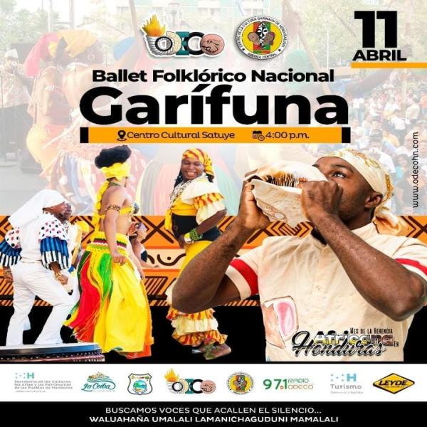 Presentación del Ballet Folklórico Nacional Garífuna 