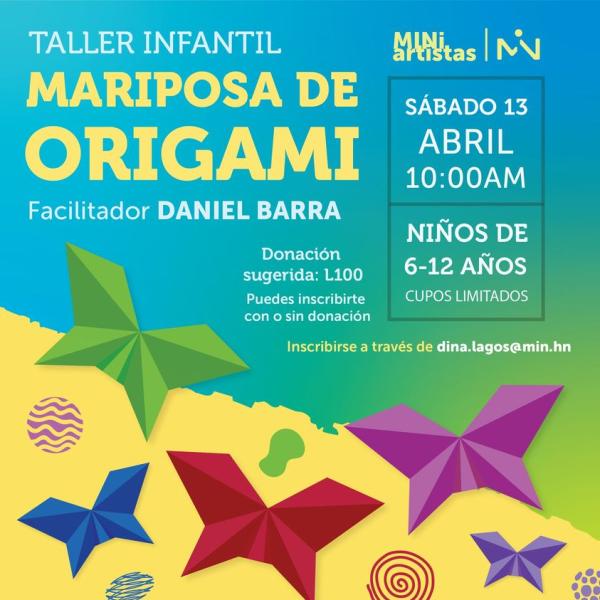 Taller Infantil: Mariposas de Origami