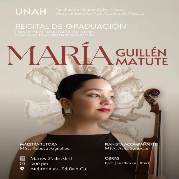 Recital de graduación: María Guillén Matute 