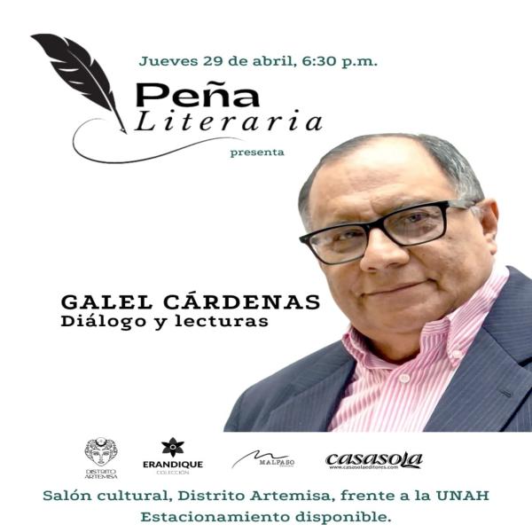 Peña Literaria: Galel Cárdenas – Diálogo y Lecturas  