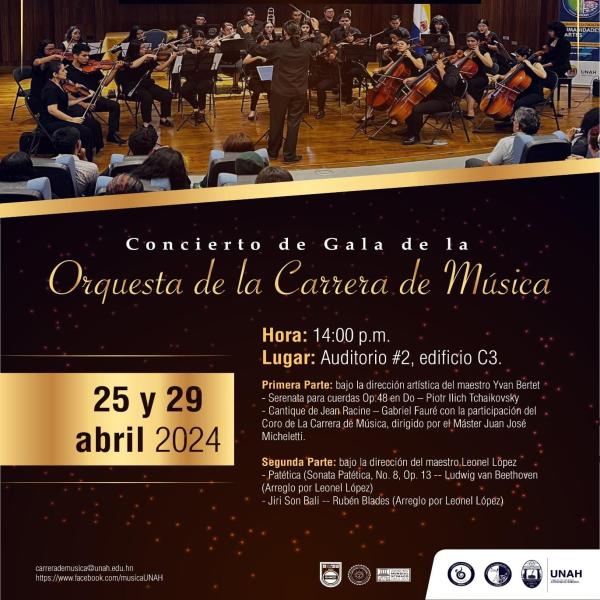 Concierto de Gala de la Orquesta de la Carrera de Música 