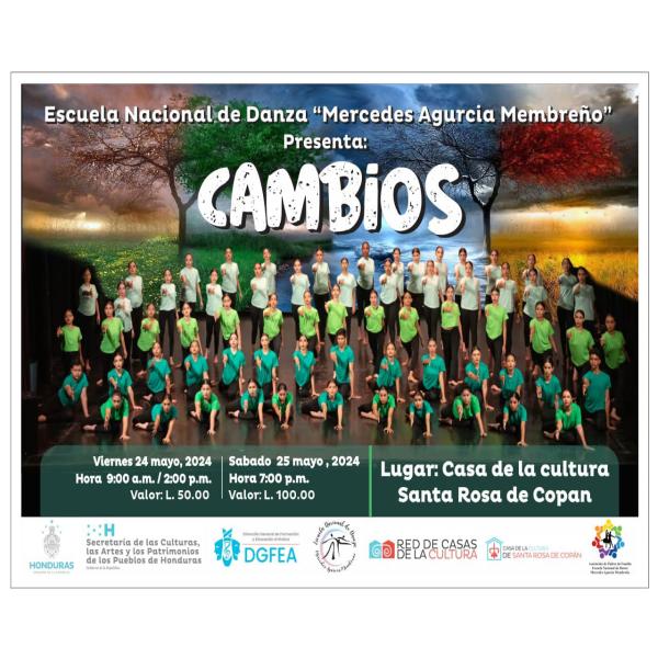 La Escuela Nacional de Danza M A M presenta: Cambios 