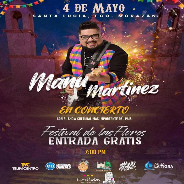 Concierto de Manu Martínez en la Feria de las Flores 
