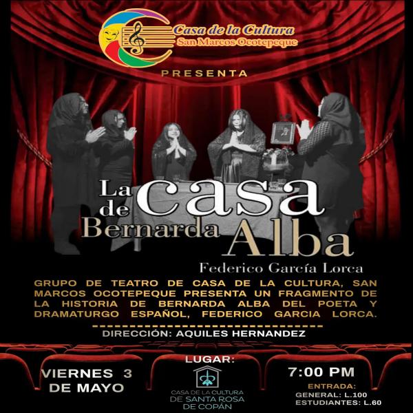 Presentación de la obra de teatro: La Casa de Bernarda Alba
