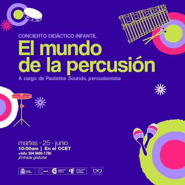 Concierto Didáctico Infantil “El Mundo de la Percusión”