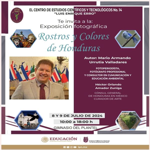 Exposición Fotográfica “Rostros y Colores de Honduras” en México  