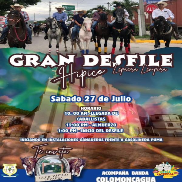Gran Desfile Hípico – Lepaera, Lempira 