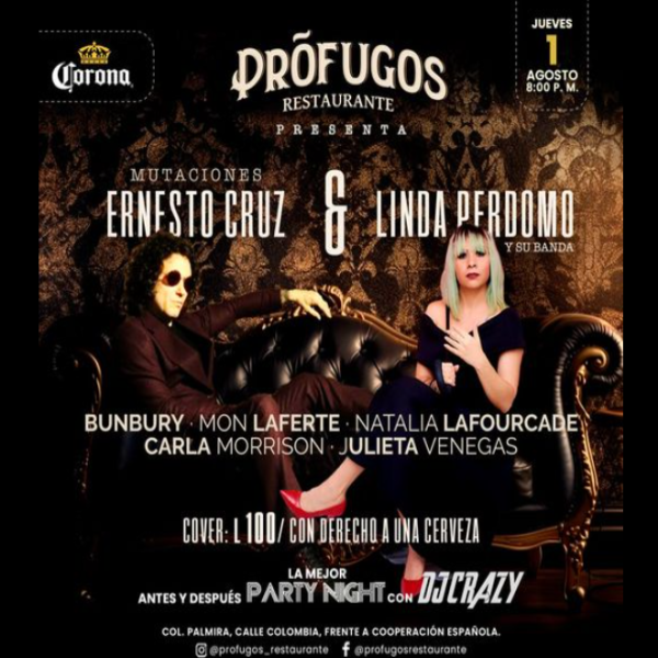 Ernesto Cruz y Linda Perdomo en vivo 