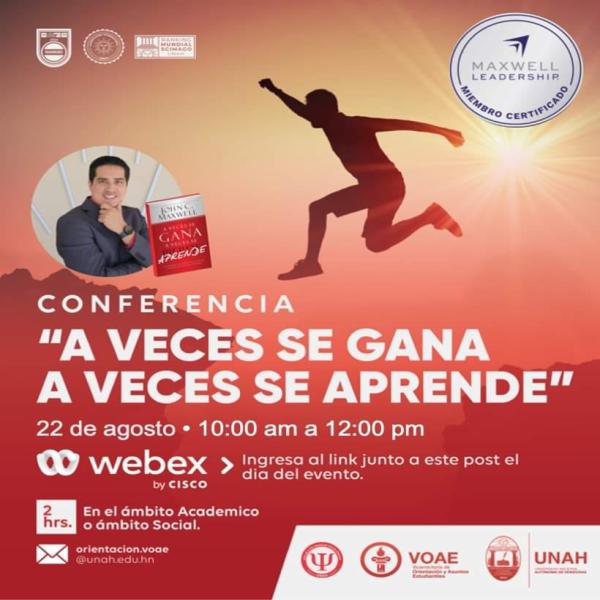 Conferencia: ¨A veces se gana, a veces se aprende¨