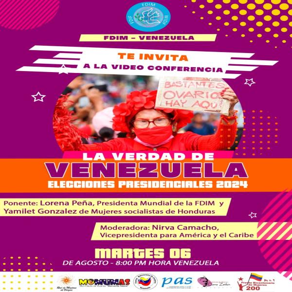 Videoconferencia: "La verdad de Venezuela: Elecciones Presidenciales 2024"