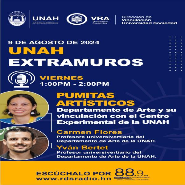 Programa "Pumitas Artísticos" del Departamento de Arte y su vinculación con el Centro Experimental de la UNAH