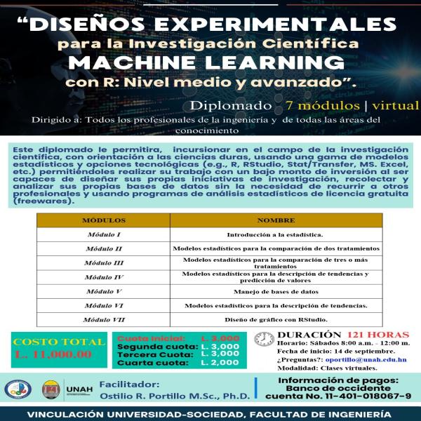 Diplomado en Diseños Experimentales para la Investigación Científica 