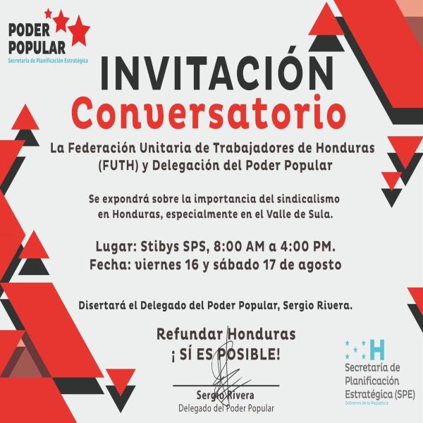 Conversatorio: La importancia del sindicalismo en Honduras 