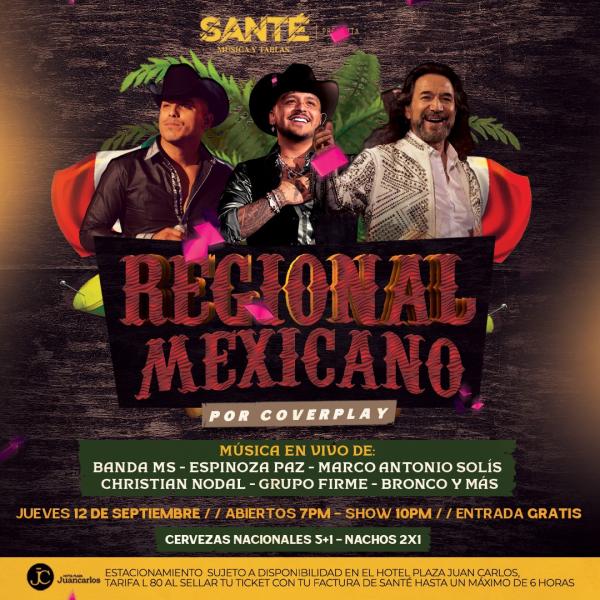 Show dedicado a la música regional mexicana