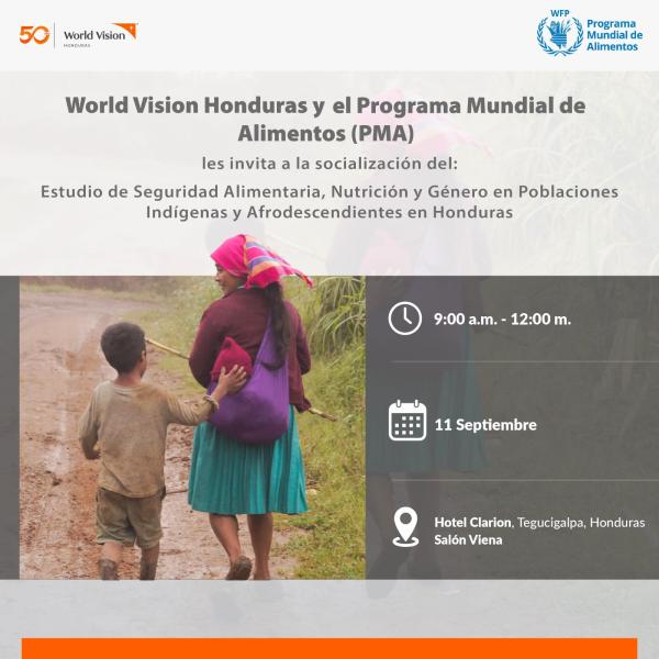 Socialización del Estudio de Seguridad Alimentaria, Nutrición y Género en poblaciones indígenas y afrodescendientes en Honduras 