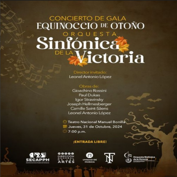 Concierto de Gala "Equinoccio de Otoño" de la Orquesta Sinfónica de la Victoria