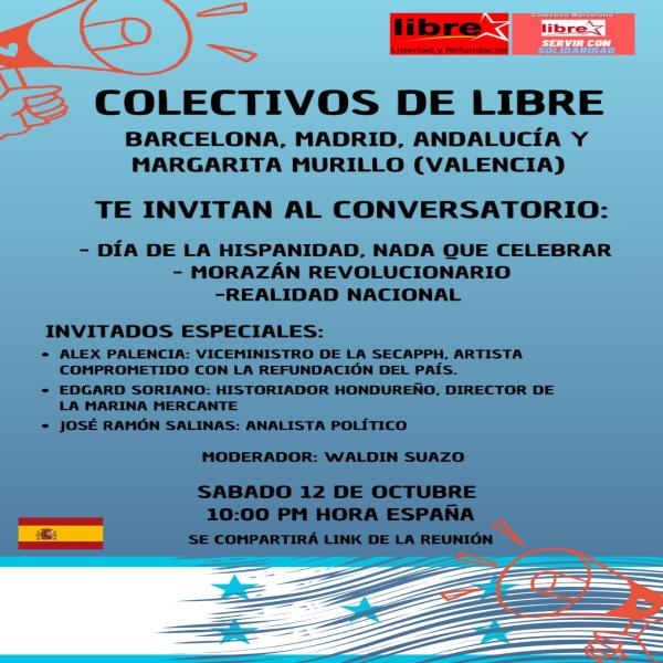 Conversatorio: Día de la Hispanidad, nada que celebrar 
