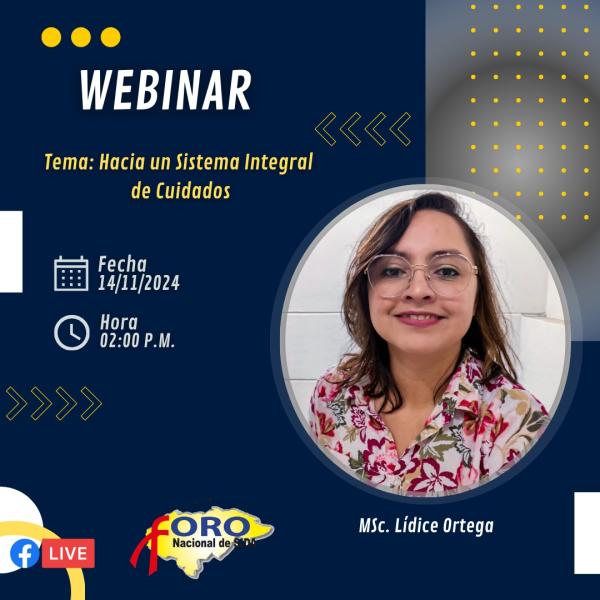 Webinar: "Hacia un Sistema Integral de Cuidados"  
