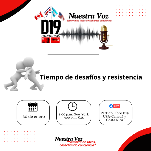 Nuestra voz: Sembrando ideas, cosechando consciencia: Tiempo de desafíos y resistencia