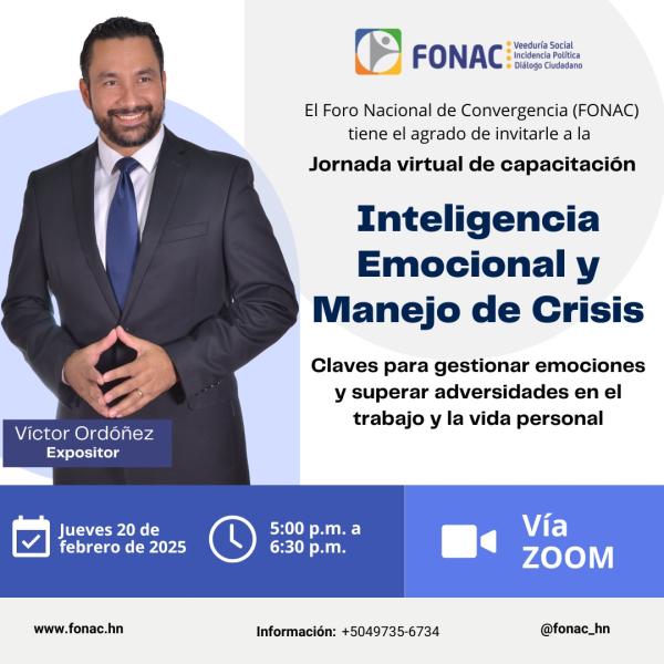 Jornada virtual de capacitación: "Inteligencia emocional y manejo de crisis"