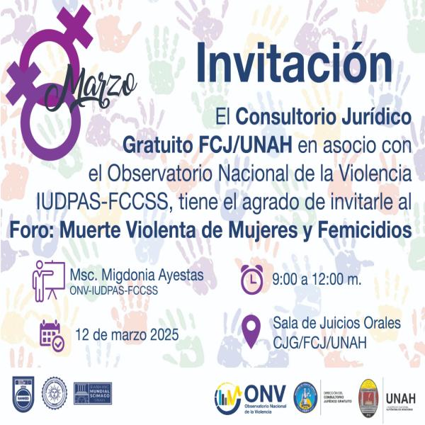 Foro: Muerte violenta de mujeres y femicidios 