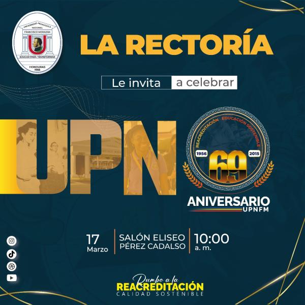 UPNFM cumple 69 años