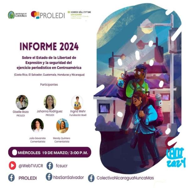 Presentación de su Informe 2024 sobre el estado de la libertad de expresión y seguridad digital del ejercicio periodístico de CA