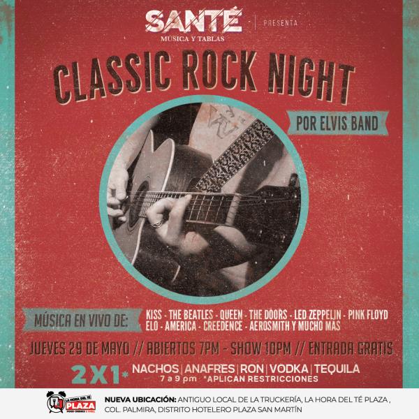 Classic rock night con Elvis Band 