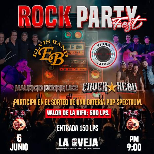 ¡Rock Party! 4 bandas – una noche épica 