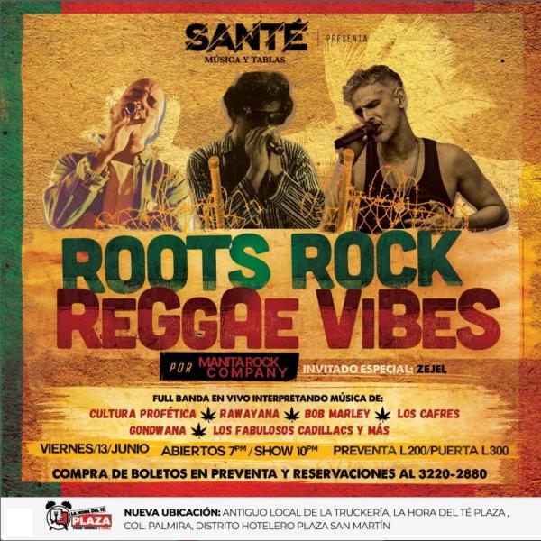 Roots Rock Reggae Vibes: una noche con puro reggae del bueno