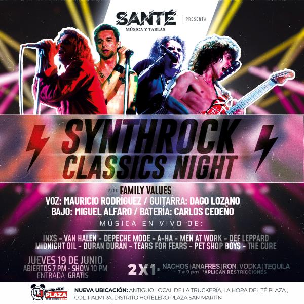 Recordemos los sonidos electrónicos y guitarras distorsionadas con el especial Synthroc 