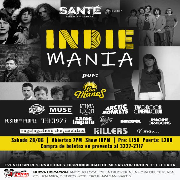 Revivamos los éxitos de la Escena Indie con el especial INDIEMANIA