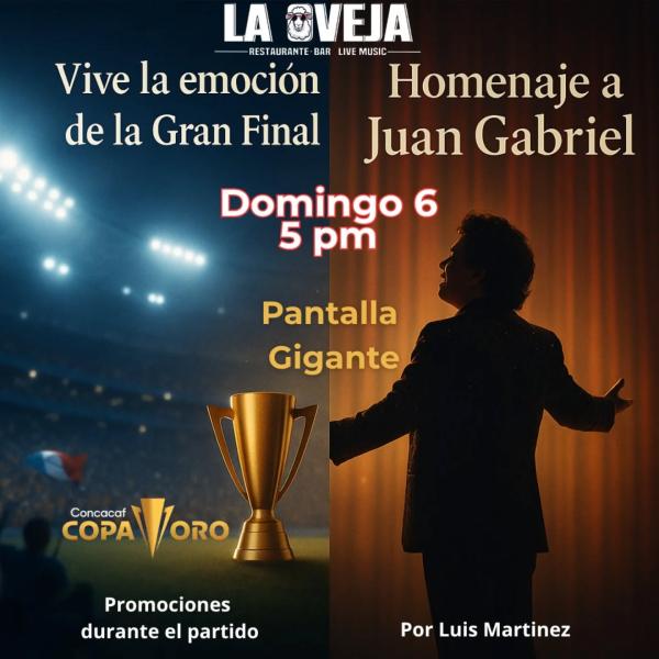 Disfruta la final de la Copa de Oro en pantalla gigante 