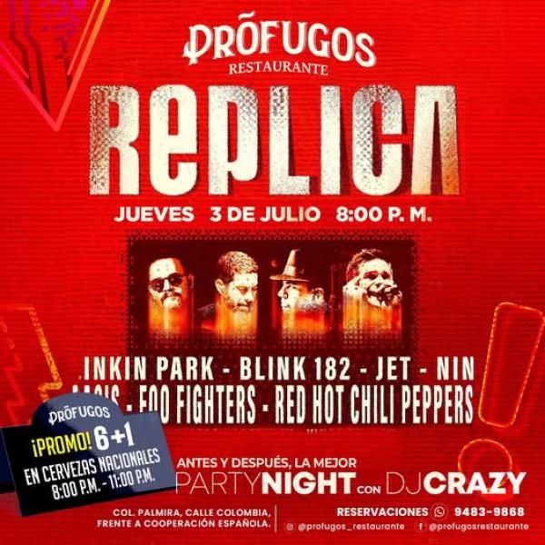 Jueves de RoCK con Replica