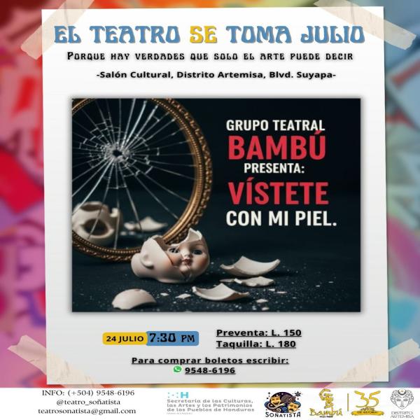 Presentación de la obra: Vístete con mi piel