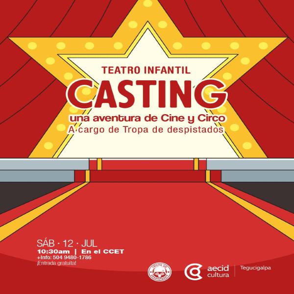 “CASTING” – Teatro Infantil: Una aventura de cine y circo 