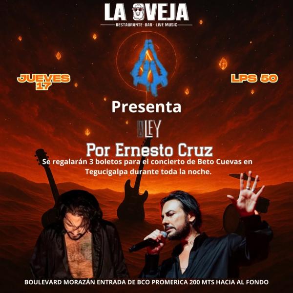 Noche de rock y premios con Ernesto Cruz 