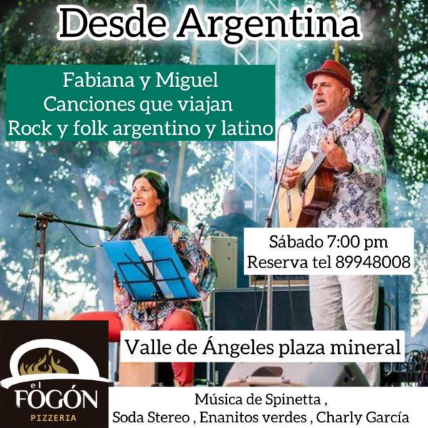 Lo mejor de la música Rock y Folk en español con Miguel y Fabiana 
