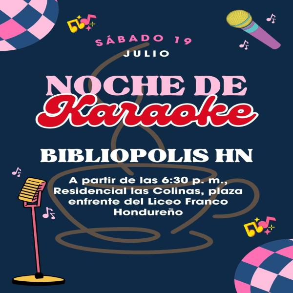 Este sábado se arma el karaoke en Bibliopolish